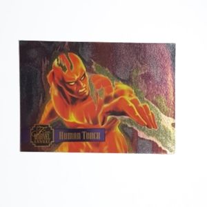 1995 Flair Marvel Annual power blast Human Torch